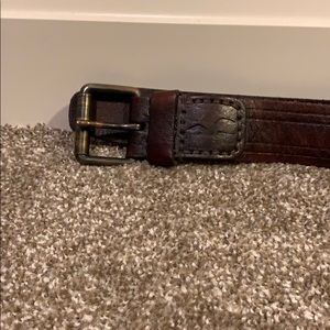 Hollister Brown Leather Belt